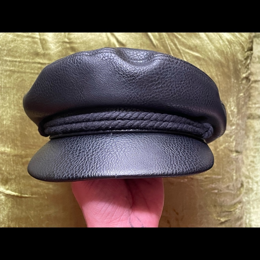 Brixton leather fisherman cap